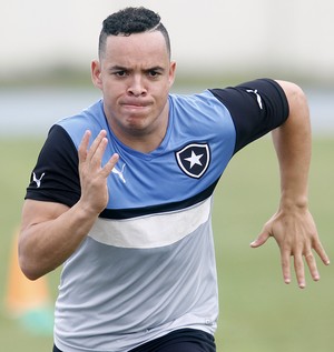 Lulinha treino Botafogo (Foto: Vitor Silva / SSPress)