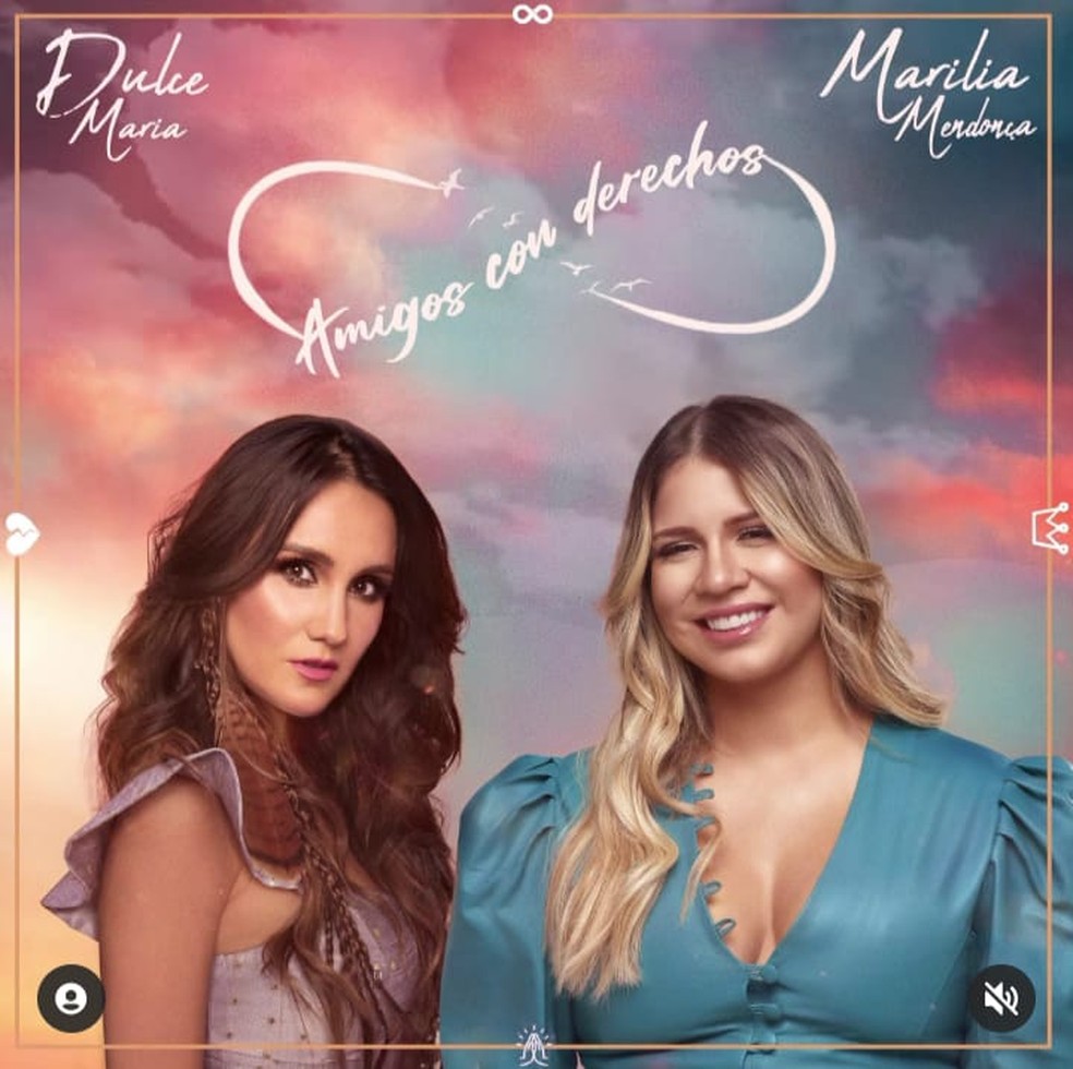 Msica de Marilia Mendona e Dulce Mara  lanada e emociona fs  Foto: Reproduo/Instagram