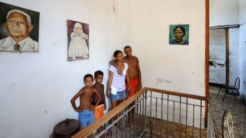 Outra família cubana, em 2017 — Foto: GETTY IMAGES/via BBC