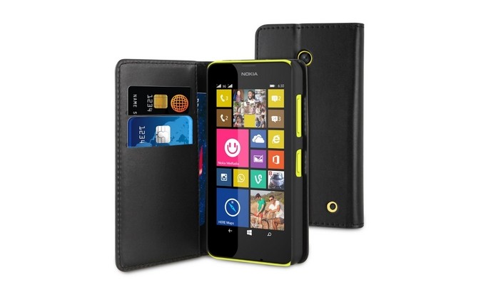 Wallet Folio, capa carteira para Lumia 630 (Foto: Divulgação/Muvit)