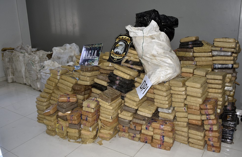 Material foi encontrado no município de Novo Airão. — Foto: Divulgação/PC-AM