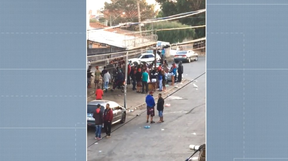 Jovens fizeram festa no bairro Vida Nova em Campinas &mdash; Foto: Reprodu&ccedil;&atilde;o/EPTV