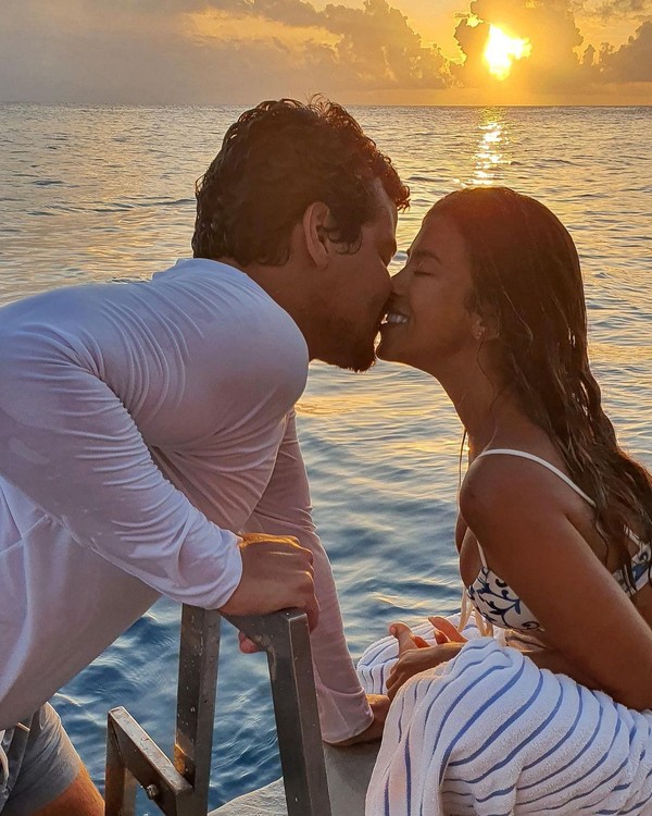 Thiago Martins Relembra Passeio Romantico Com A Namorada Talita Nogueira Amor E Paraiso Famosos Gshow