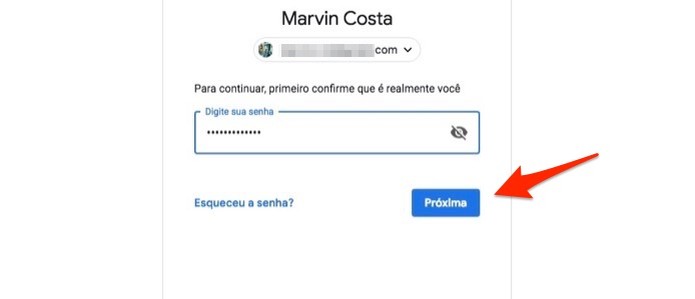 Tela de login do Google que leva até a página para excluir uma conta do YouTube (Foto: Reprodução/Marvin Costa) Tela de login do Google que leva até a página para excluir uma conta do YouTube (Foto: Reprodução/Marvin Costa)
