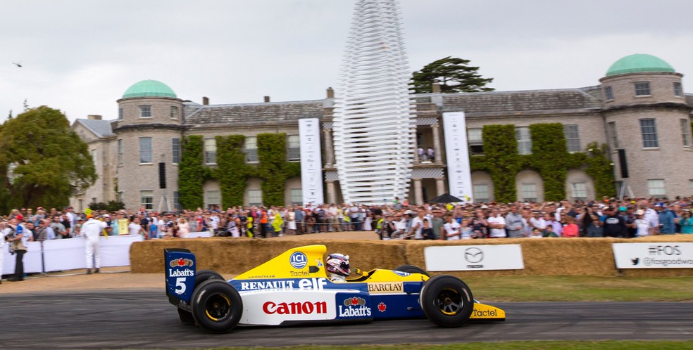 Carros antigos da Williams são vistos em exibições pelo mundo — Foto: Divulgação
