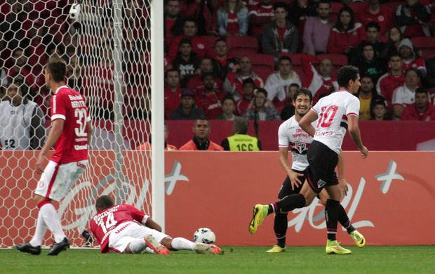 Inter e São Paulo empatam em grande jogo de seis gols no Beira-Rio - GP1