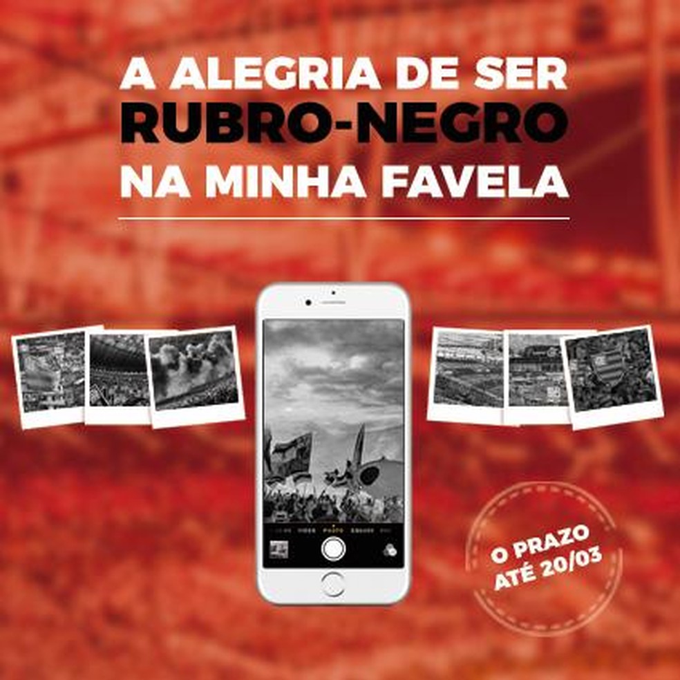 Concurso de fotografias do Flamengo — Foto: divugação