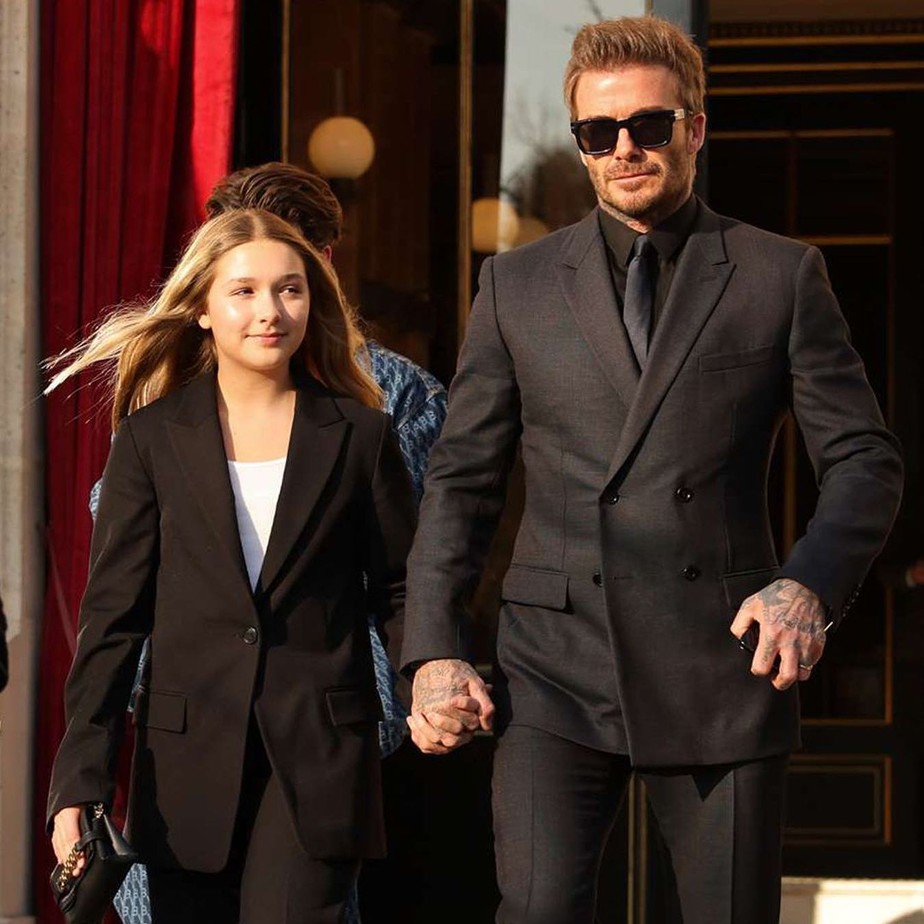 Harper e David Beckham
