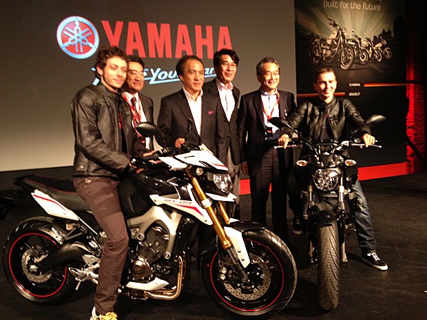 Yamaha apresentou novidades no Salão de Milão 2013 (Foto: Roberto Agresti/G1)