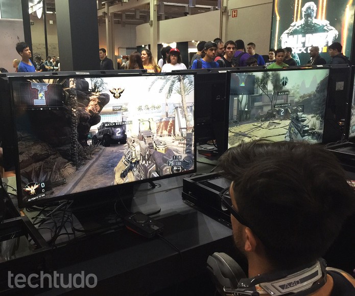 Jogabilidade de Call of Duty: Black Ops 3 está mais cadenciada (Foto: Victor Teixeira /TechTudo)