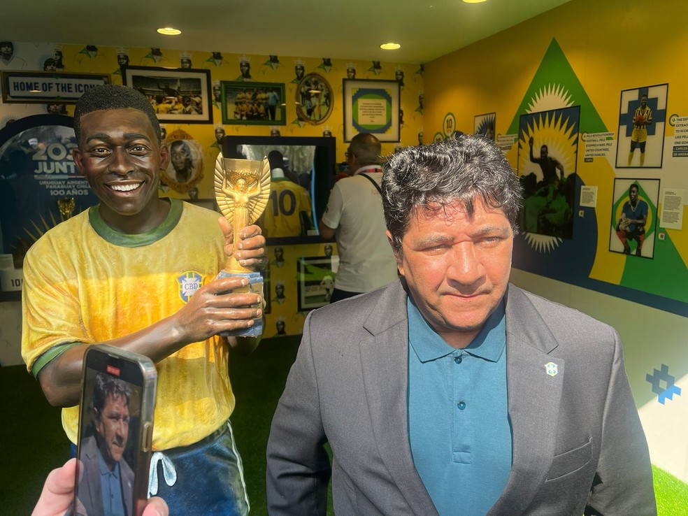 Presidente da CBF fala sobre propostas para Supercopa do Brasil — Foto: Martín Fernandez