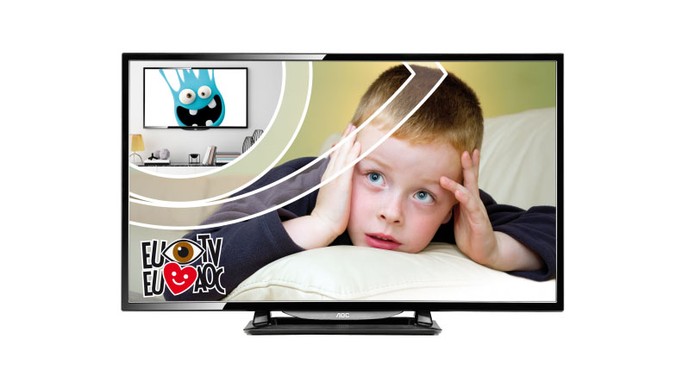 TV LED AOC LE32D1352 oferece qualidade de imagem em HD (Foto: Divulgação/AOC)