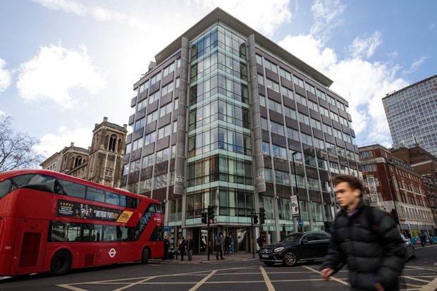 O prédio da Cambridge Analytica, no bairro central de Londres (Foto: Jack Taylor/Getty Images)