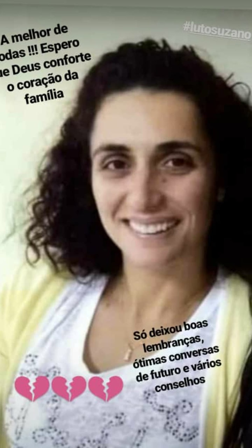 Eliana Regina de Oliveira Xavier era inspetora na Escola Estadual Raul Brasil — Foto: Foto: Redes Sociais