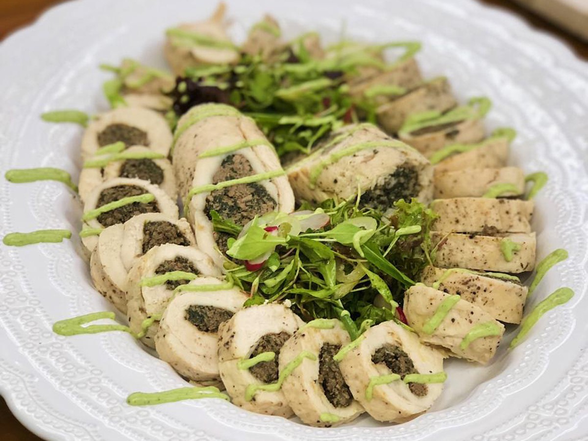 Balottine De Frango E Fígado Do Chef Ravioli