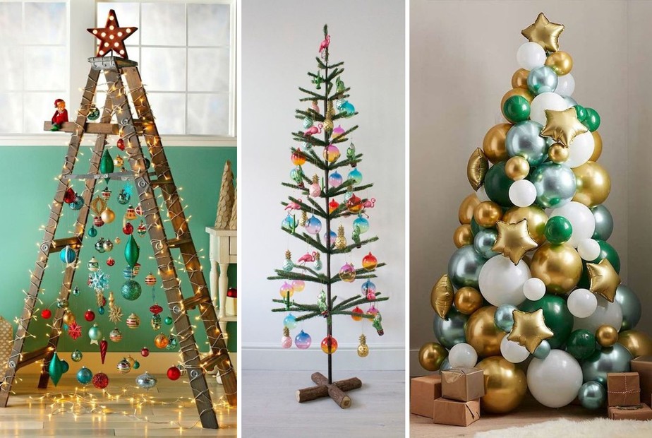 10 árvores de Natal diferentes para você se inspirar e fazer a sua! |  Decoração | Casa e Jardim