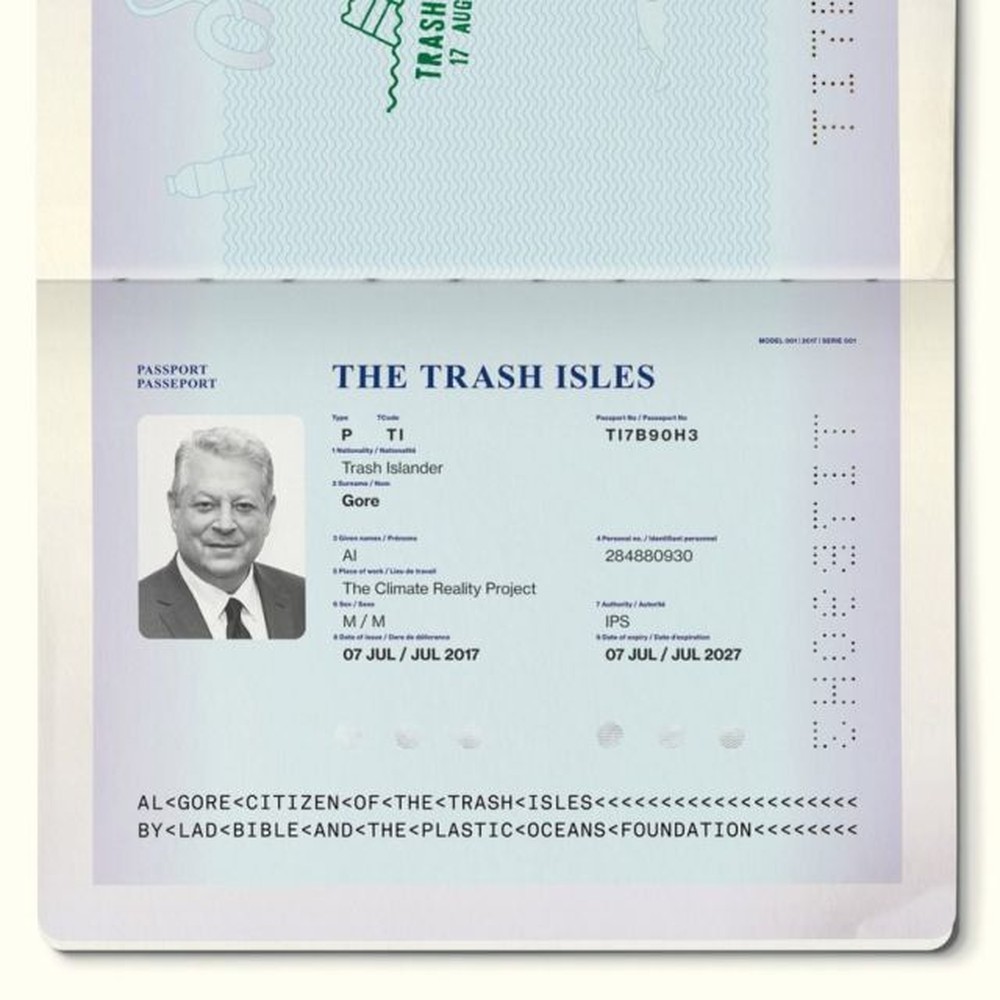 O passaporte de Al Gore da 