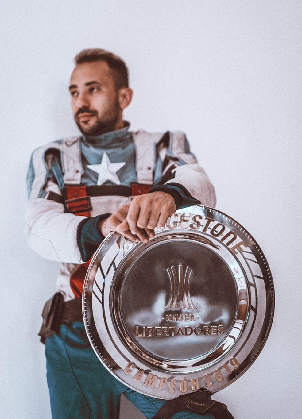 Everton Ribeiro foi o Capit&atilde;o Am&eacute;rica do Flamengo na final da Libertadores &mdash; Foto: Gabriel Queiroz