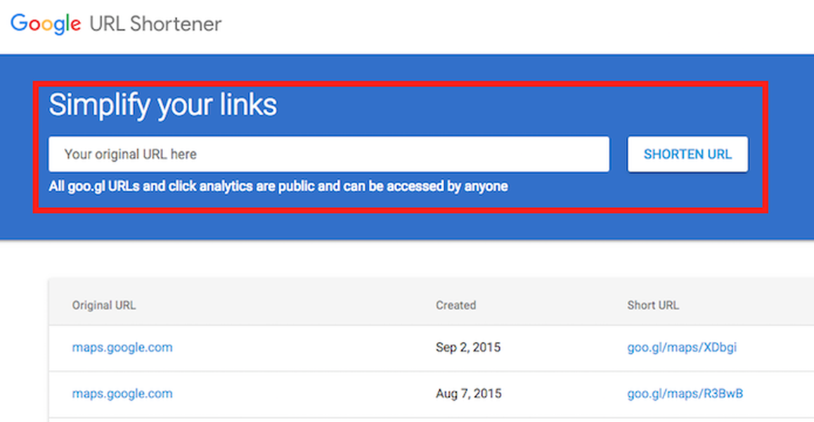Goo.gl URL Shortener Download TechTudo