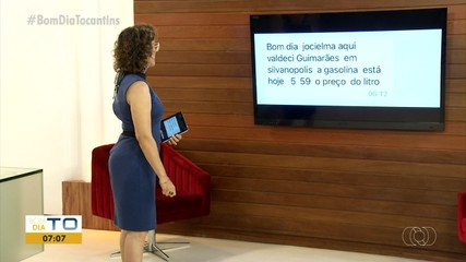 Telespectadores falam sobre o preço da gasolina nos municípios do Tocantins