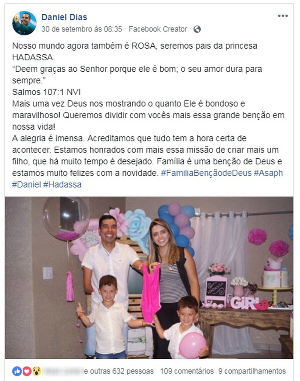 Nadador Daniel Dias Anuncia Que Tera A Primeira Filha Nosso Mundo Agora Tambem E Rosa Natacao Ge
