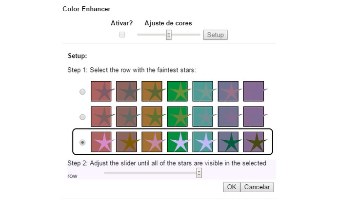 Color enhancer (Foto: Reprodução/Google)