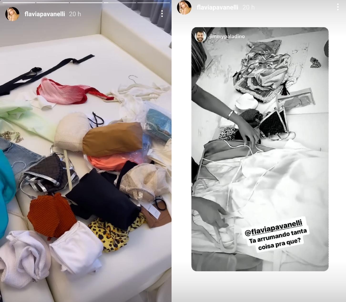 Flavia Pavanelli posta vídeos fazendo malas e levanta suspeitas de fãs (Foto: Reprodução: Instagram)