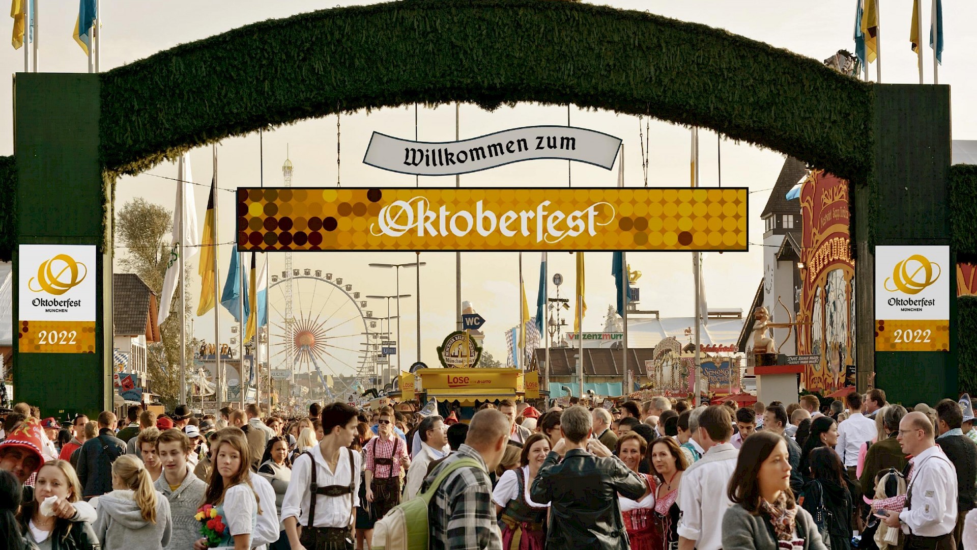 Oktoberfest de Munique (Alemanha) volta a ser realizada depois de dois anos (Foto: Reprodução/Oktoberfest - site oficial)