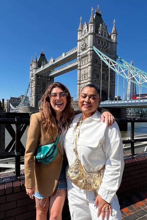 Fernanda Paes Leme e Preta Gil se encontram em Londres (Foto: Reprodução/ Instagram)