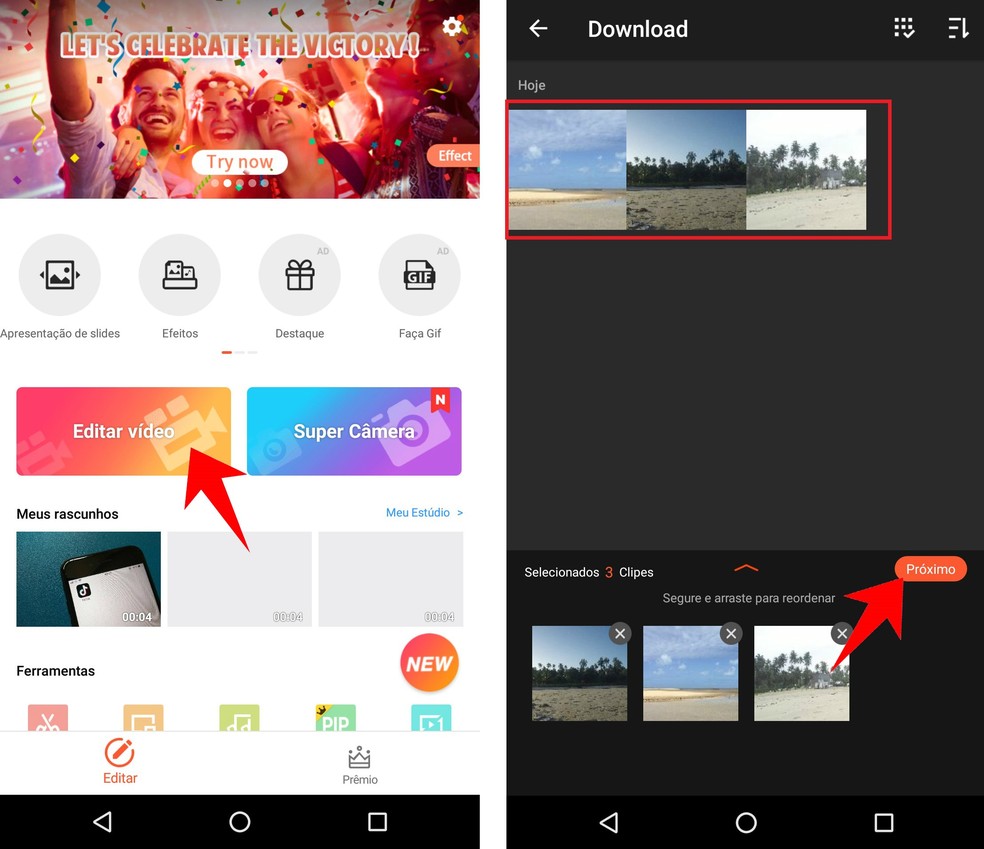 Aplicativo Para Fazer Slide De Fotos Com Musica No Celular Como Usar O Videoshow Aplicativo Para Fazer Video Com Fotos