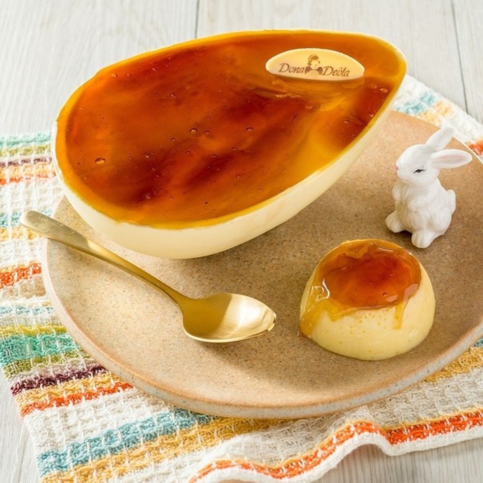 J&aacute; imaginou um Ovo de P&aacute;scoa com recheio de pudim? Sim, ele existe! |  Gastronomia | Glamour