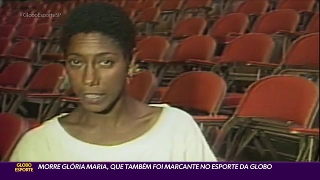 Morre Glória Maria, que também foi marcante no esporte da Globo