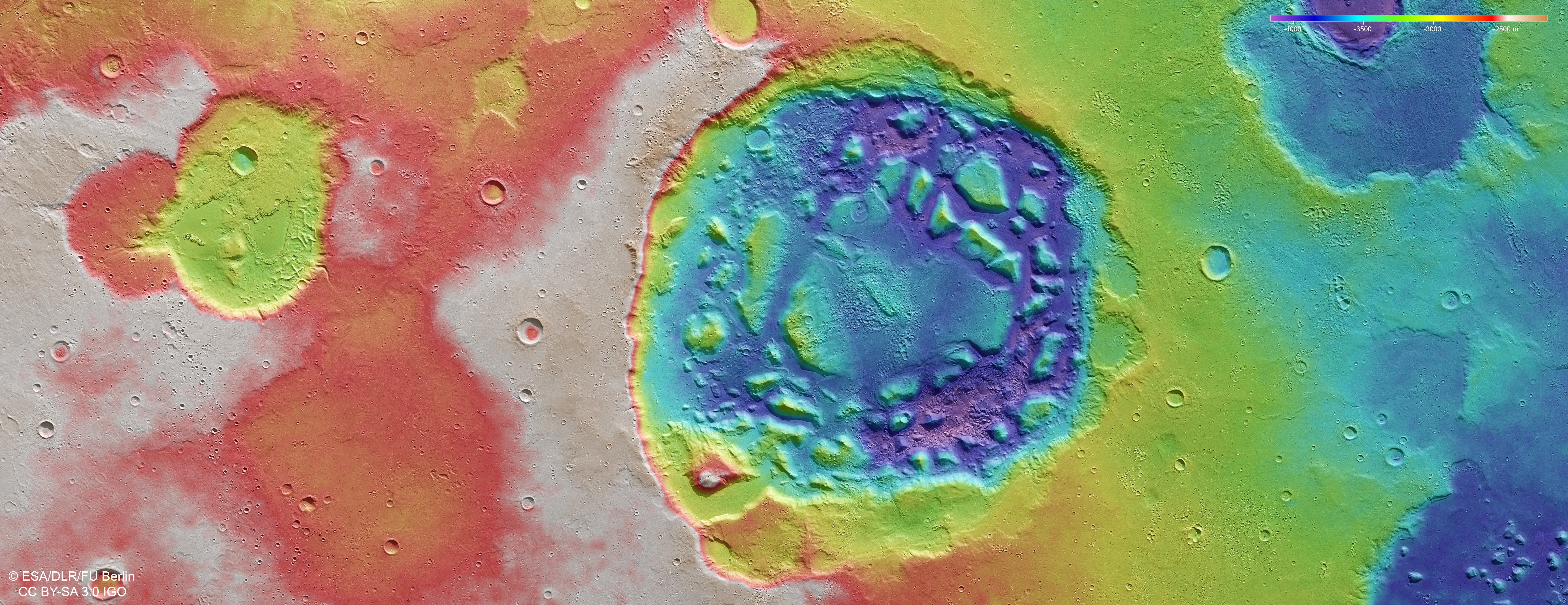 Marte, cratera (Foto: ESA )
