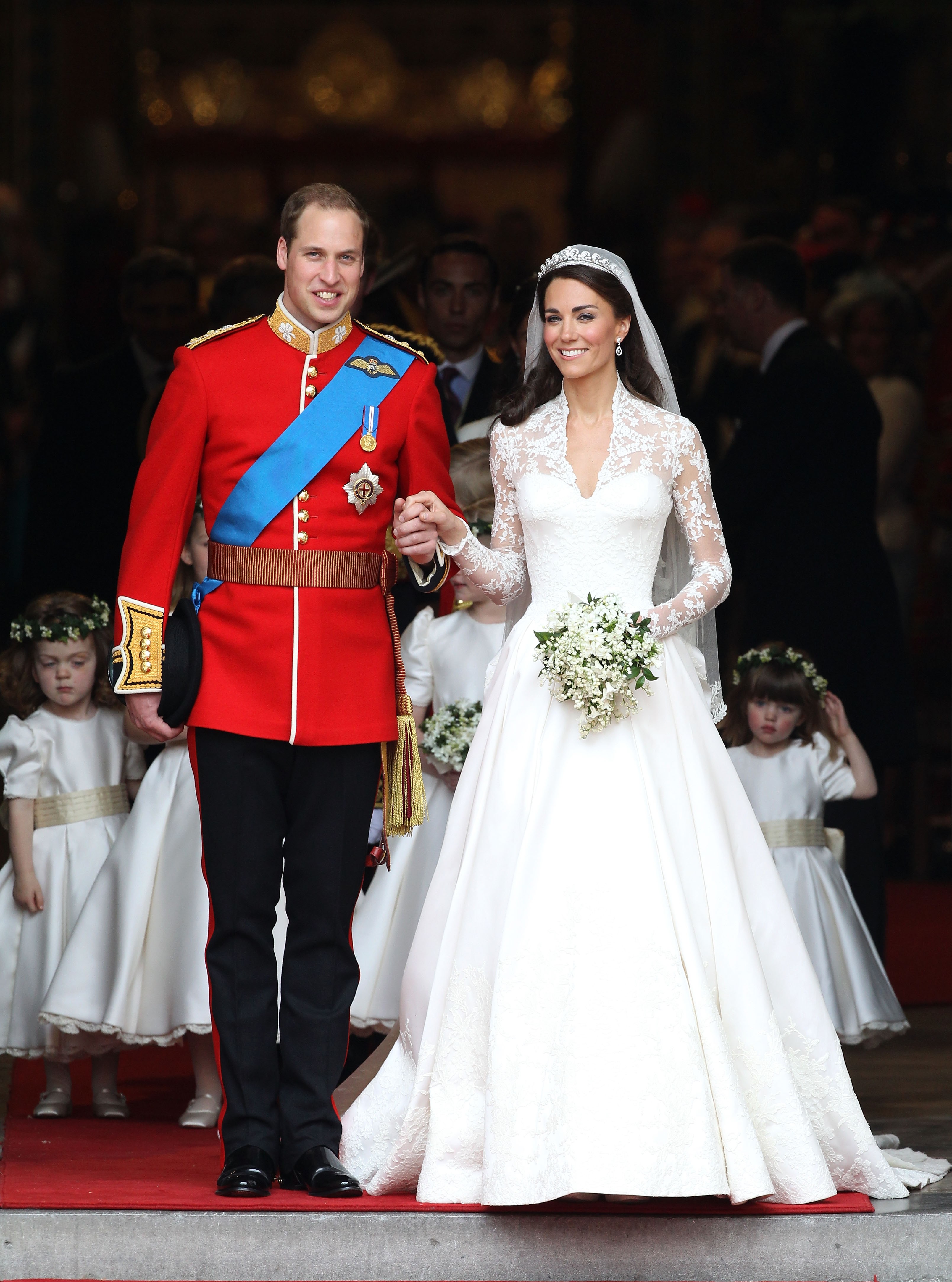 O casamento do Príncipe William com a duquesa Kate Middleton em abril de 2011 (Foto: Getty Images)