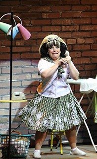 Simone como Tracy Turnblad de 'Hairspray'  (Foto: Reprodução)