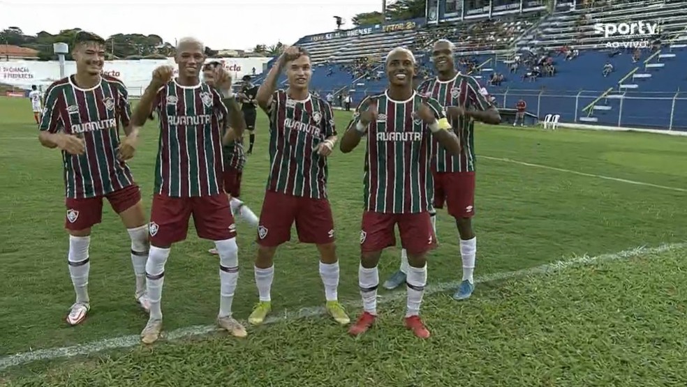 Fluminense tem 100% de aproveitamento na Copinha — Foto: Reprodução / SporTV