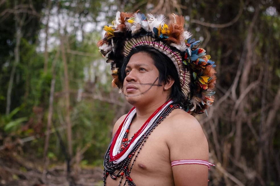 Indígena desenvolve criptomoeda para ajudar na economia de povos tradicionais em RO — Foto: Ubiratan Suruí/Arquivo pessoal 