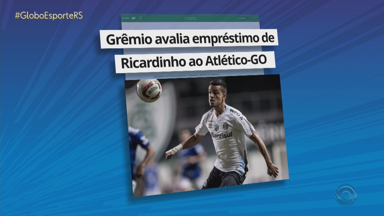 Grêmio avalia empréstimo de Ricardinho ao Atlético-GO