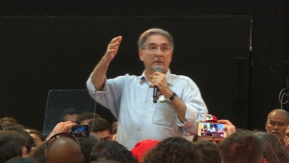Governador Fernando Pimentel é candidato à reeleição em Minas Gerais. (Foto: Reprodução/TV Globo)