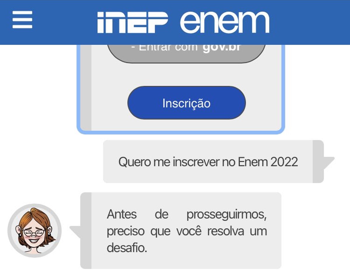 Enem 2022: erro no desafio da página de inscrição gera memes; veja 