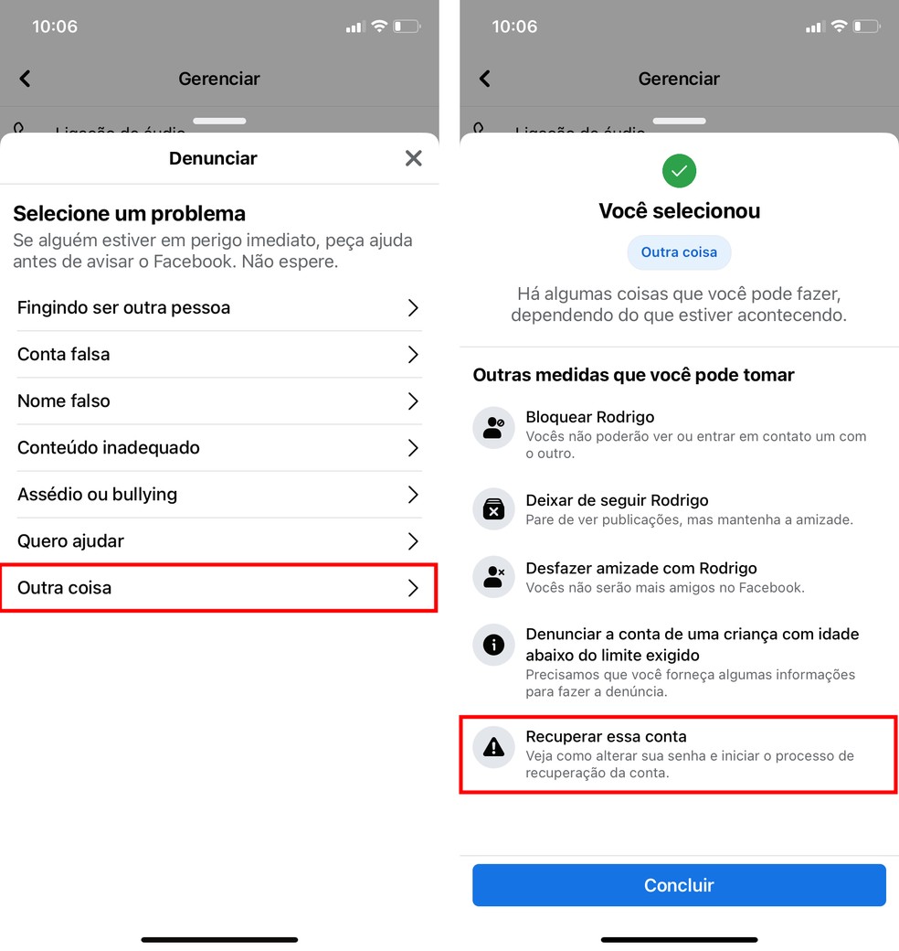 Saiba como recuperar Facebook antigo pelo app para celular — Foto: Reprodução/Rodrigo Fernandes