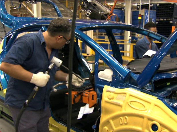 Produção de veículos / carros / indústria / GloboNews / Gnews (Foto: GloboNews)