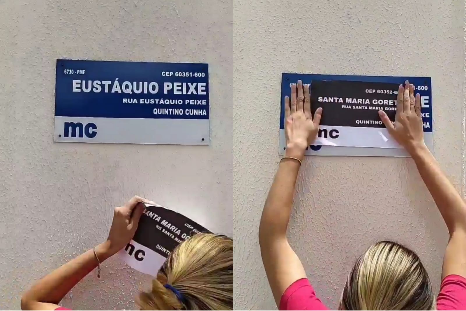 Com vídeo de humor e abaixo-assinado, moradores reclamam da mudança de nome de rua em Fortaleza