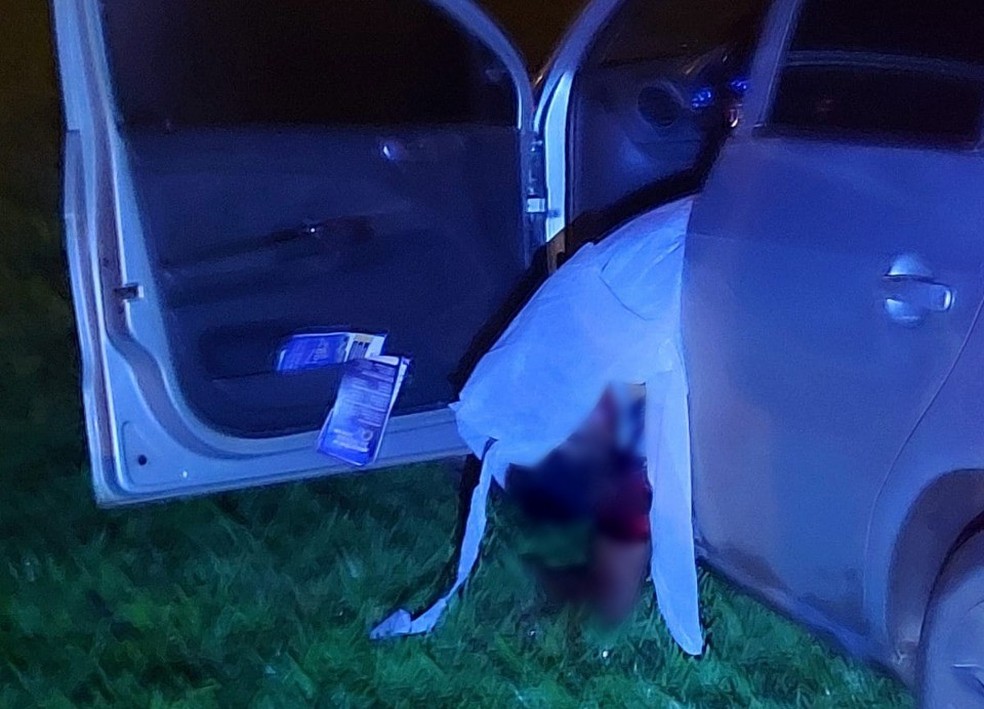 Motorista é encontrado morto em Planaltina, no DF — Foto: Reprodução