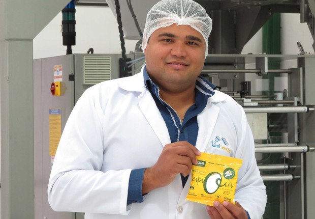 Vagner Gomes aposta em uma embalagem moderna para se diferenciar no mercado (Foto: Divulgação/Uni Alimentos)