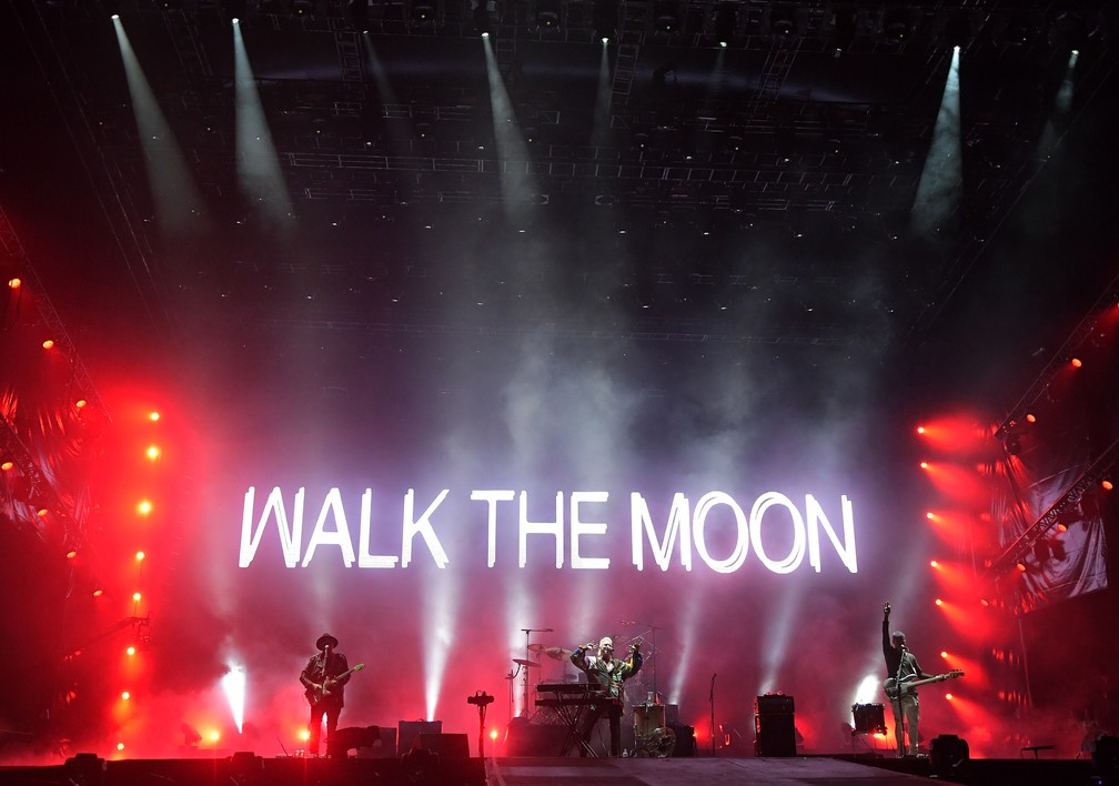 Walk The Moon são a segunda atração do Palco Mundo do Rock in Rio 2017 (Foto: Alexandre Durão/G1)