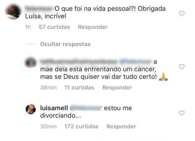 Mensagem de Luisa Mell (Foto: Reprodução/Instagram)