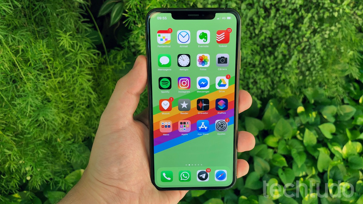 Como tirar print no iPhone XS Celular TechTudo