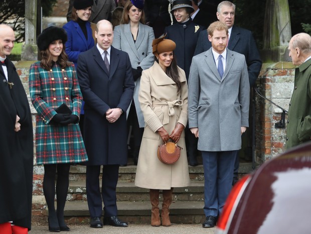 Príncipe William, Kate Middleton, príncipe Harry e Meghan Markle (Foto: Reprodução/Instagram)