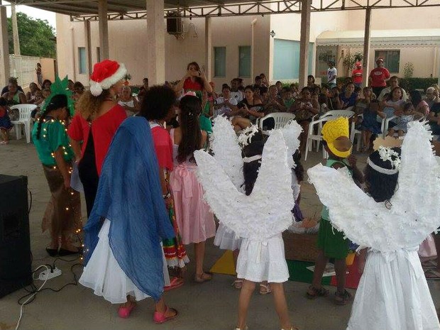 Natal Solidário aconteceu no Instituto do Câncer Joel Magalhães (Foto: Divulgação/ Ijoma)